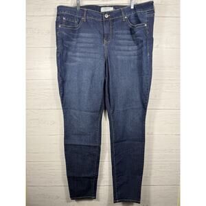 Torrid Womens size 22XT blue skinny jeans denim comfort casual
